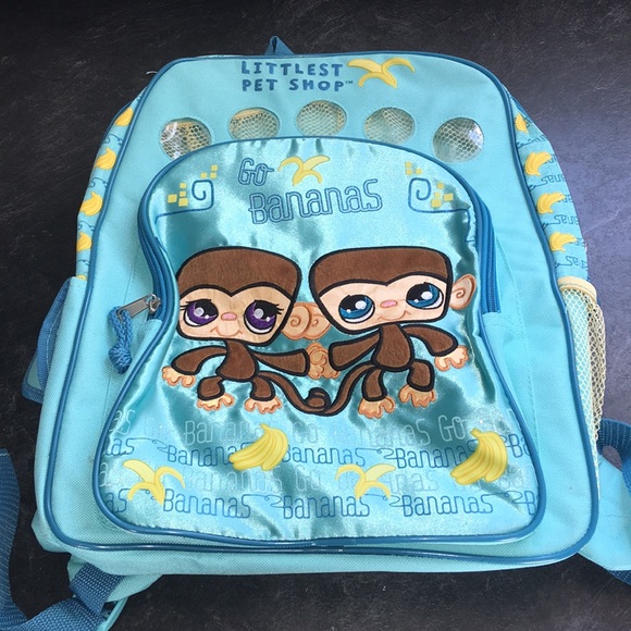 littlest pet shop roller backpack